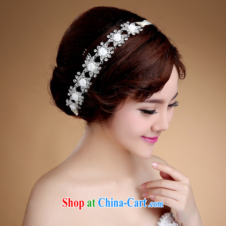 Bridal and flower Korean-style manual lace white-trim head-dress wedding hair accessories wedding dress with white picture, price, brand platters! Elections are good character, the national distribution, so why buy now enjoy more preferential! Health