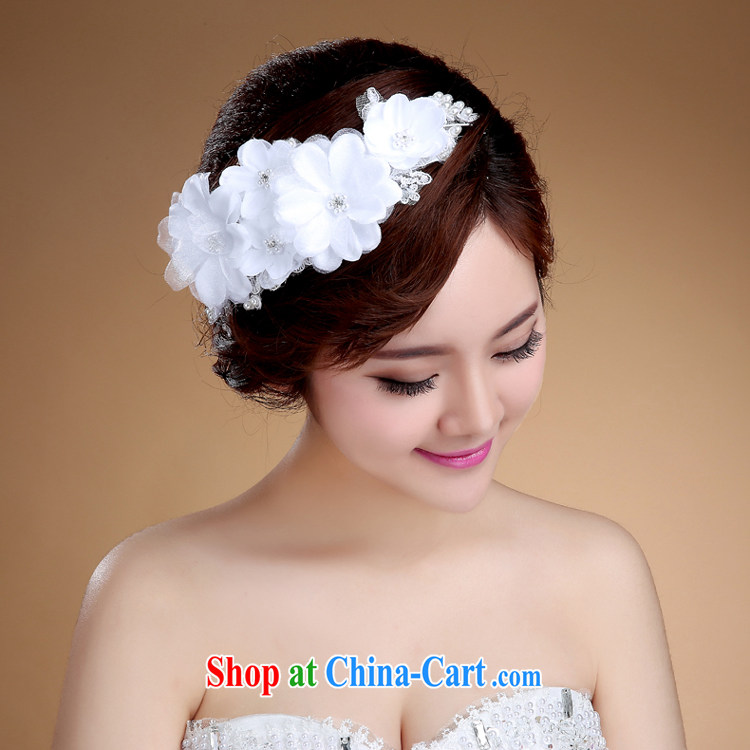 Bridal and flower head-dress lace flowers Korean Pearl water drilling wedding hair accessories wedding and flower ornaments white white pictures, price, brand platters! Elections are good character, the national distribution, so why buy now enjoy more preferential! Health