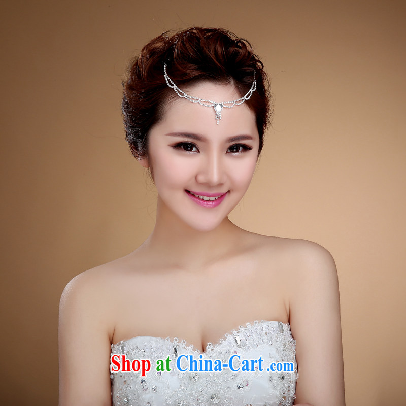 The International mood water drilling bridal headdress sweet temperament parquet drill link small stars Princess link-link pendant chain white, my dear bride (BABY BPIDEB), online shopping