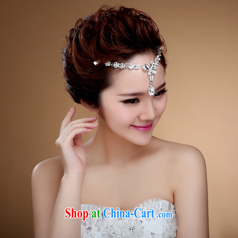 high head-dress bridal wedding jewelry and accessories for wedding jewelry and bridal jewelry and ornaments pendants white, my dear bride (BABY BPIDEB), shopping on the Internet