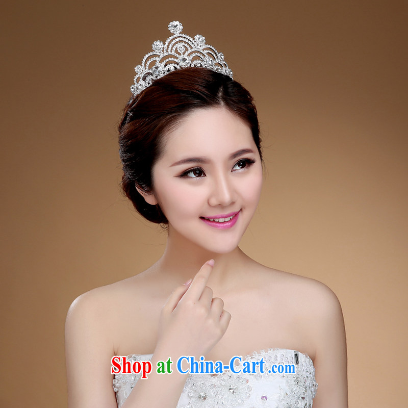 Ultra-compact flash water drilling bridal Crown only US-Korean-style wedding jewelry and yoke and white, my dear Bride (BABY BPIDEB), shopping on the Internet