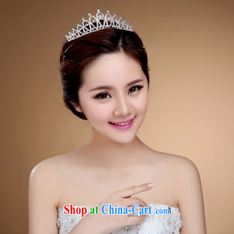 European-style Princess the Crown and ornaments bridal headdress the clamp marriage hair accessories wedding accessories bridal jewelry Korean-style white, my dear Bride (BABY BPIDEB), shopping on the Internet