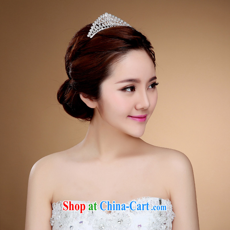 European-style Princess the Crown and ornaments bridal headdress the clamp marriage hair accessories wedding accessories bridal jewelry Korean-style white, my dear Bride (BABY BPIDEB), shopping on the Internet