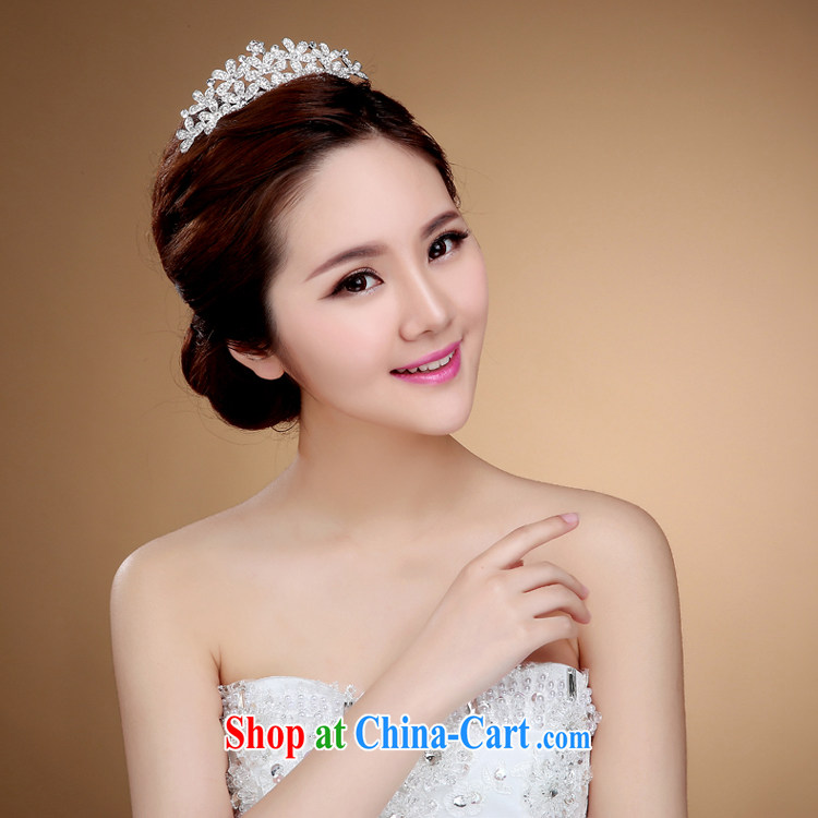 Bridal jewelry crown with marriage and trim the trim head clamp water drilling pearls Korean crown princess white pictures, price, brand platters! Elections are good character, the national distribution, so why buy now enjoy more preferential! Health