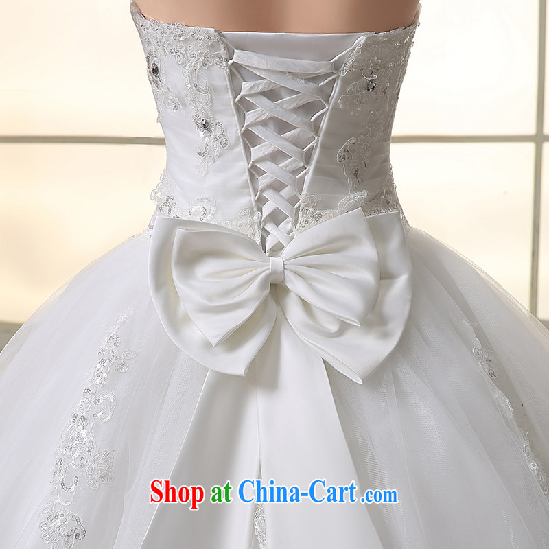 Dream of the day wedding dresses lace bare chest, Japan, and South Korea with 2015 new tail wedding dress tail, S, Dream of the day, shopping on the Internet