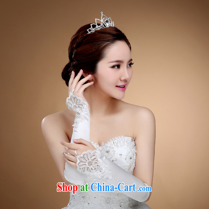 Bridal wedding dresses show a short yarn gloves check that no means lace gloves wholesale wedding accessories white, my dear Bride (BABY BPIDEB), shopping on the Internet