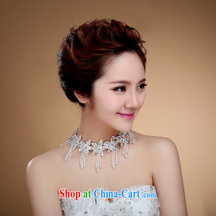 Necklace water drilling happiness of Korean-style manual lace wedding jewelry necklace Pearl wedding accessories white pictures, price, brand platters! Elections are good character, the national distribution, so why buy now enjoy more preferential! Health