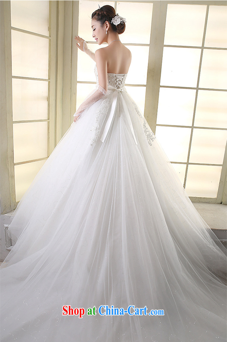 Dream of the day wedding dresses 2015 new, high rates of maternal waist bare chest Korean version with tail wedding dress tail XXL, 2.3 feet waist pictures, price, brand platters! Elections are good character, the national distribution, so why buy now enjoy more preferential! Health
