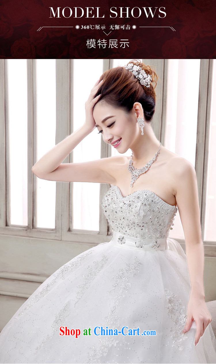 Dream of the day wedding dresses 2015 new, high rates of maternal waist bare chest Korean version with tail wedding dress tail XXL, 2.3 feet waist pictures, price, brand platters! Elections are good character, the national distribution, so why buy now enjoy more preferential! Health