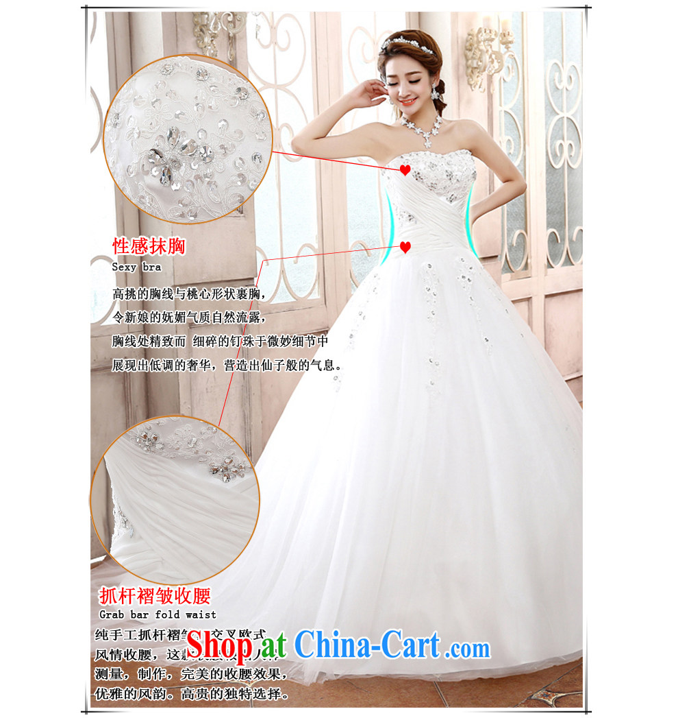 2015 new, wipe off chest tail wedding, beautiful yarn beauty lace straps and classy minimalist heart Mary Magdalene marriage chest tail wedding white customizable pictures, price, brand platters! Elections are good character, the national distribution, so why buy now enjoy more preferential! Health
