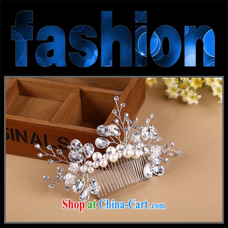 Han Park (cchappiness) Korean version and spend bridal hair accessories crystal manual head-dress Pearl standard stars, the comb, Han Park (cchappiness), shopping on the Internet