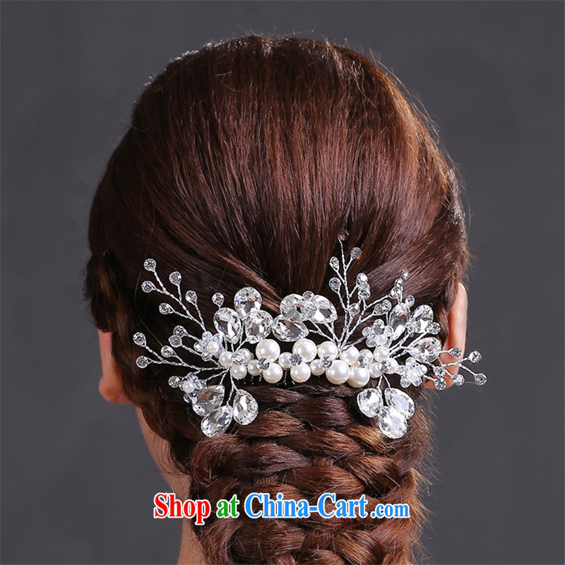 Han Park (cchappiness) Korean version and spend bridal hair accessories crystal manual head-dress Pearl standard stars, the comb, Han Park (cchappiness), shopping on the Internet