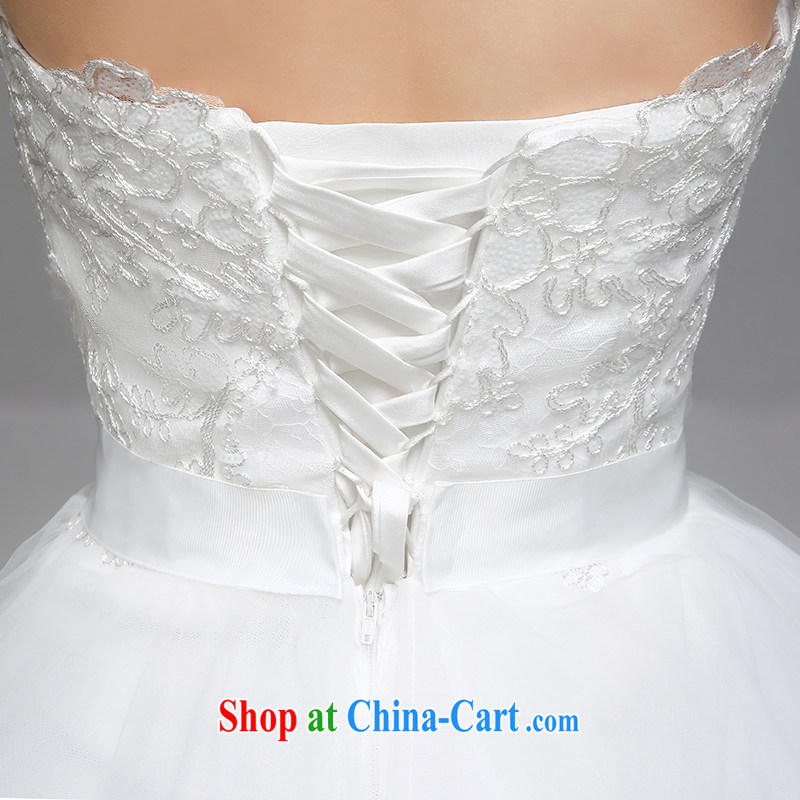 Dream of the day high-waist 2015 summer wedding dresses new Korean pregnant women with bare chest wedding white tailored to dream of the day, shopping on the Internet