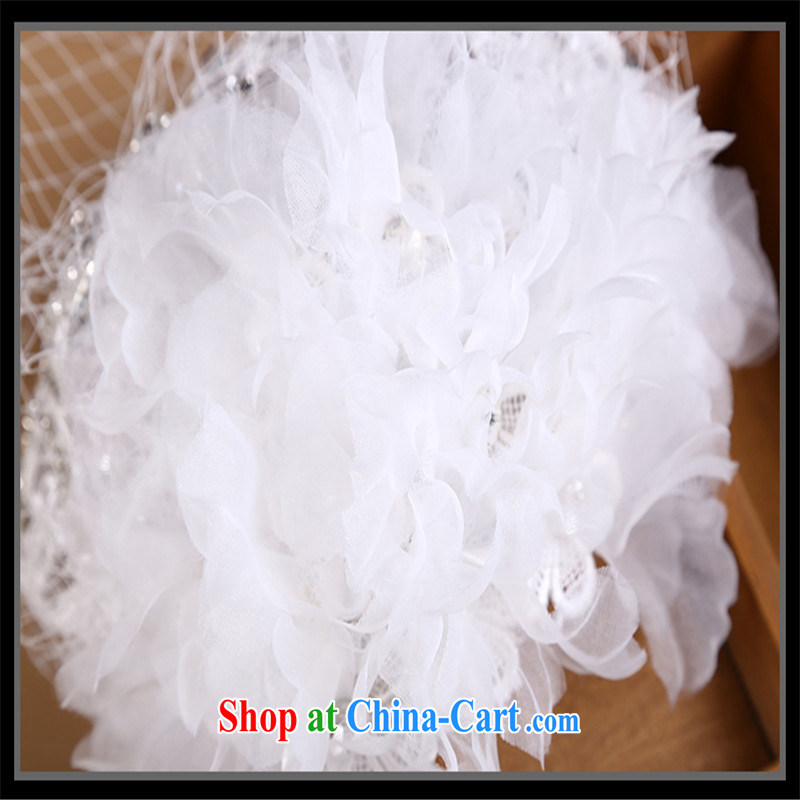 Han Park (cchappiness) Marriages retro snow woven cloth Web yarn name-yuan and take manual crystal head-dress clip, Han Park (cchappiness), shopping on the Internet