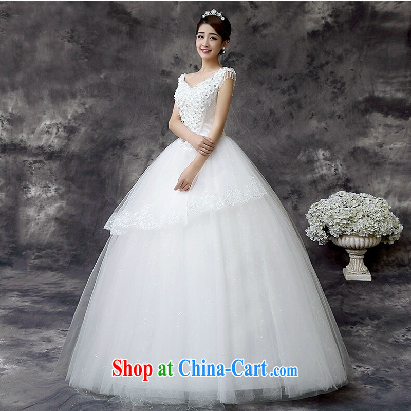 Yong-yan and wedding dresses 2015 new spring Korean bridal wedding a field aligned shoulder to shoulder the Summer code lace Princess skirt white. size will not be refunded, Yong Yan good offices, and shopping on the Internet