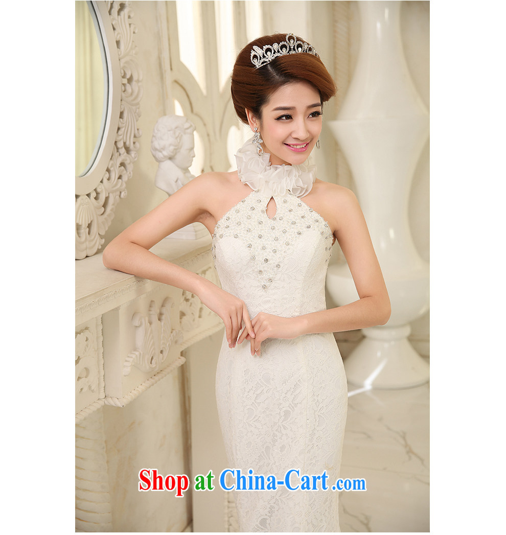 Also a Wedding-waist crowsfoot small-tail new elegant beauty package and a sleeveless simple graphics thin marriage wedding dresses, beautiful yarn factory direct white customizable pictures, price, brand platters! Elections are good character, the national distribution, so why buy now enjoy more preferential! Health