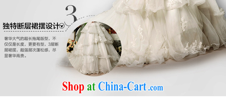 On the wedding dresses new 2015 spring and summer Ling Ms Audrey EU shoulders shaggy dress lace long-tail wedding ivory L pictures, price, brand platters! Elections are good character, the national distribution, so why buy now enjoy more preferential! Health