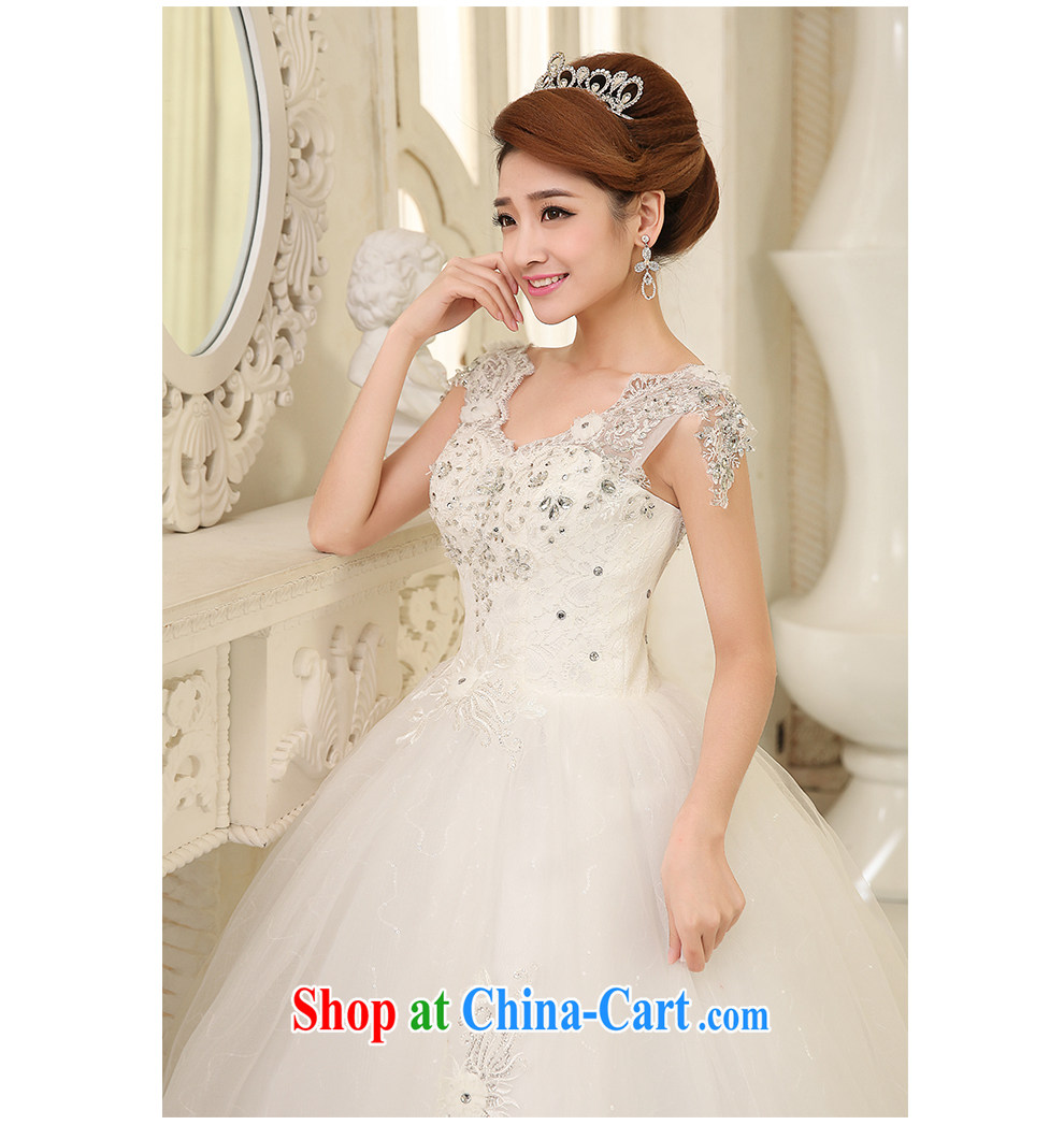 2015 new shoulders with wedding sleeveless simple beauty A swing graphics thin strap marriage wedding, beautiful heydays, direct the code custom white customizable pictures, price, brand platters! Elections are good character, the national distribution, so why buy now enjoy more preferential! Health