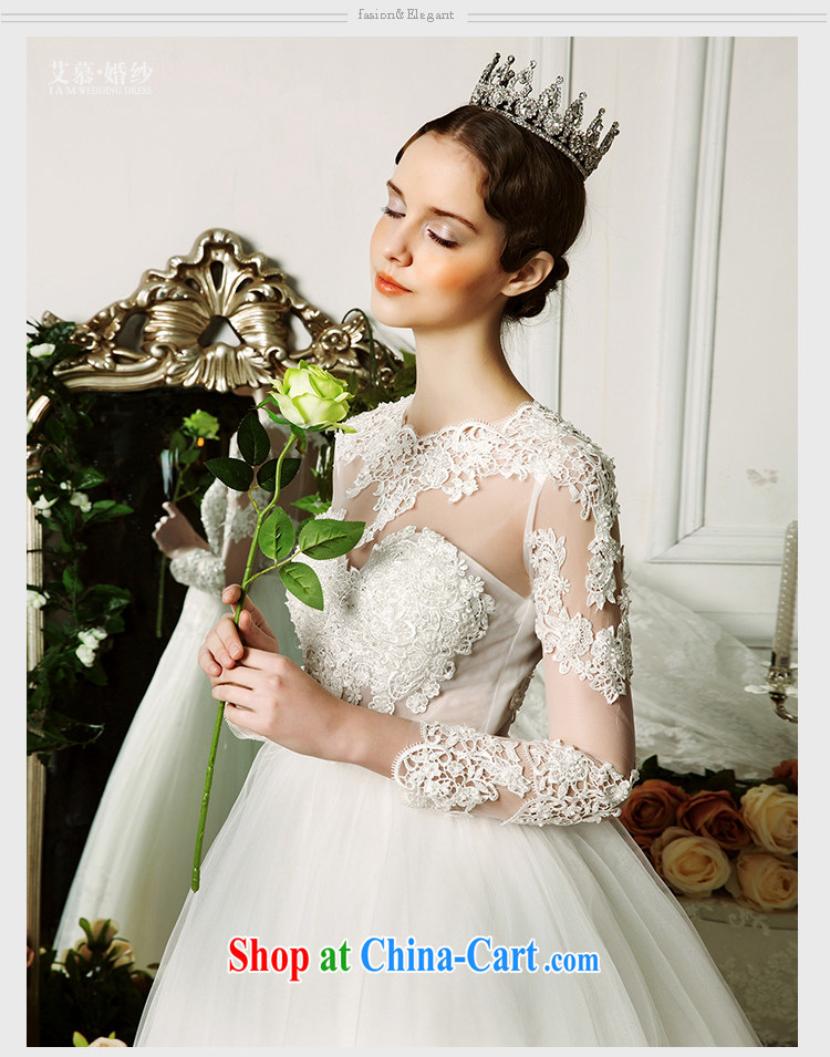On the wedding dresses new 2015 spring and summer dream Angel with shaggy dress long-sleeved lace wedding ivory L pictures, price, brand platters! Elections are good character, the national distribution, so why buy now enjoy more preferential! Health