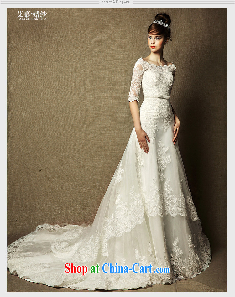 On the wedding dresses new 2015 spring and summer, Sophie the Field shoulder lace long-sleeved long-tail wedding ivory L pictures, price, brand platters! Elections are good character, the national distribution, so why buy now enjoy more preferential! Health