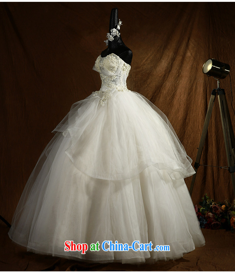 On the wedding dresses new 2015 spring and summer Ling , half and lace bare chest shaggy dress champagne color wedding champagne color L pictures, price, brand platters! Elections are good character, the national distribution, so why buy now enjoy more preferential! Health