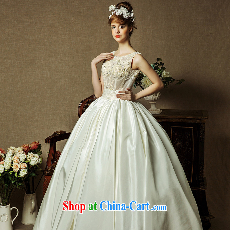 On the wedding dresses new 2015 spring and summer-Xuan shoulders and half with shaggy dress wedding champagne color L, AIDS, and, shopping on the Internet