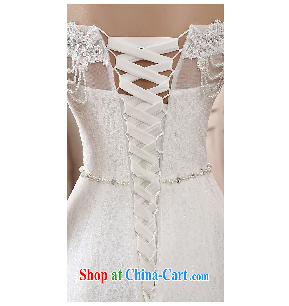 The beautiful yarn a Field shoulder small tail wedding 2015 new collection waist crowsfoot stylish lace-bound beauty with minimalist film floor bridal wedding factory direct tail customizable pictures, price, brand platters! Elections are good character, the national distribution, so why buy now enjoy more preferential! Health