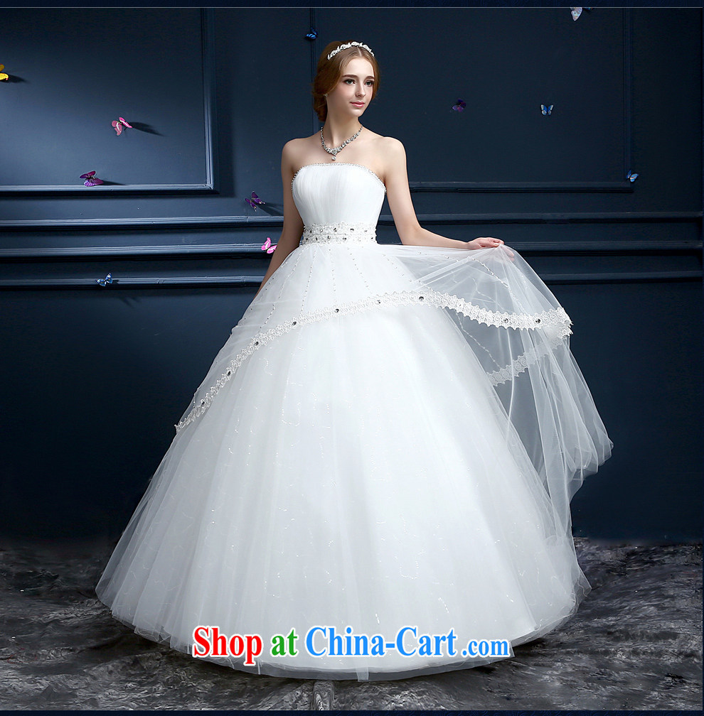The Champs Elysees, as soon as possible, wedding dresses spring 2015 new Korean Korean wiped chest simple shaggy dress with bridal wedding pregnant women through the code graphics thin white XL pictures, price, brand platters! Elections are good character, the national distribution, so why buy now enjoy more preferential! Health