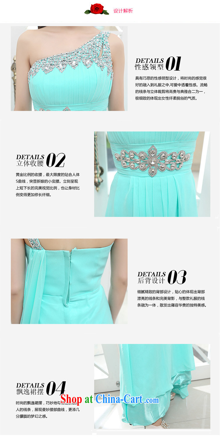 The UYUK new bride wedding dress beauty and long serving toast the shoulder water drilling, high waist, elegant dresses apricot XL pictures, price, brand platters! Elections are good character, the national distribution, so why buy now enjoy more preferential! Health