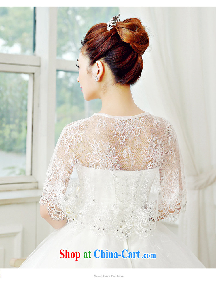 Time his wedding thin lace jacket 2015 spring and summer new bridal shawl white Web yarn flowers bridal accessories dress decorated with anti-shaded white are code pictures, price, brand platters! Elections are good character, the national distribution, so why buy now enjoy more preferential! Health