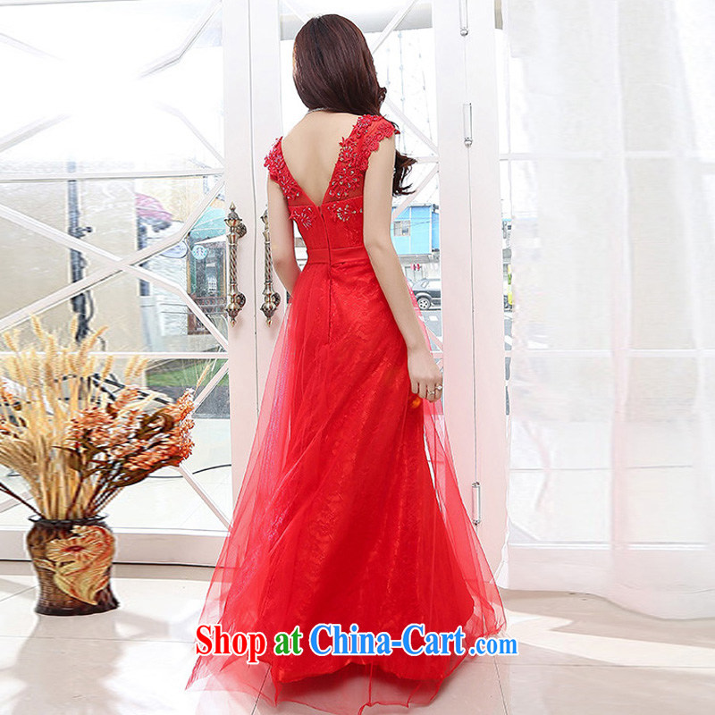 Air Shu Diane 2015 summer new women's clothing fashion the elegant beauty dresses and elegant long skirt red S, aviation Shu Diane, shopping on the Internet