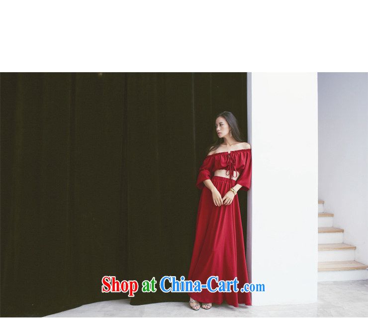 Colorful Flowers 20,151 field for your shoulders, leakage with umbilical cord high waist travel wedding Bohemia Beach Resort skirt long skirt 8138 red L pictures, price, brand platters! Elections are good character, the national distribution, so why buy now enjoy more preferential! Health