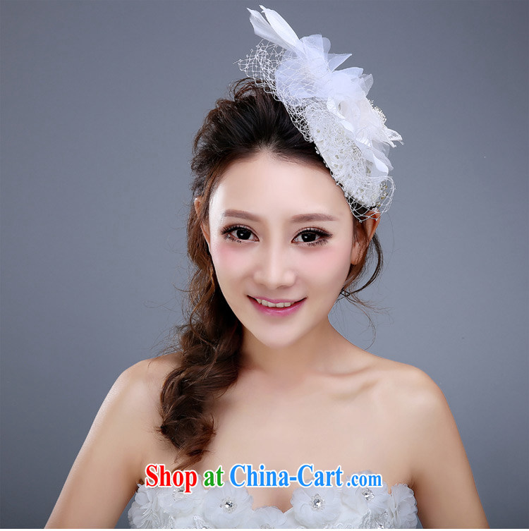Tslyzm bridal headdress cap flowers dress wedding accessories Web yarn water drilling the Shanghai style show photo building photography photography clothing flowers white pictures, price, brand platters! Elections are good character, the national distribution, so why buy now enjoy more preferential! Health