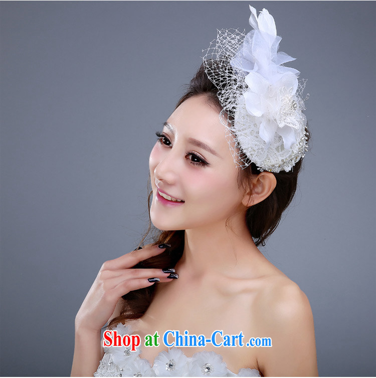Tslyzm bridal headdress cap flowers dress wedding accessories Web yarn water drilling the Shanghai style show photo building photography photography clothing flowers white pictures, price, brand platters! Elections are good character, the national distribution, so why buy now enjoy more preferential! Health