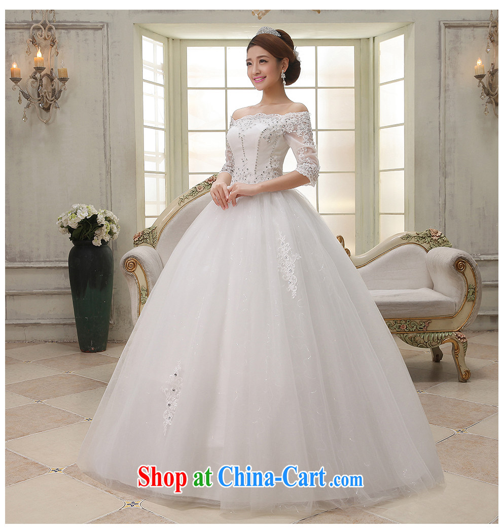 The beautiful yarn a Field shoulder with wedding fashion A with cultivating the cuff lace strap graphics thin bridal wedding dresses 2015 New factory direct white customizable pictures, price, brand platters! Elections are good character, the national distribution, so why buy now enjoy more preferential! Health