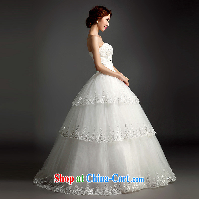 Ho full Chamber wedding dresses 2015 new Korean bridal lace white with strap wedding flowers erase chest graphics thin white XL, Ho full chamber, and shopping on the Internet