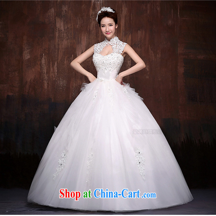 Ho full Chamber wedding dresses new 2015 modern Korean brides field shoulder back exposed lace straps with white white XL pictures, price, brand platters! Elections are good character, the national distribution, so why buy now enjoy more preferential! Health