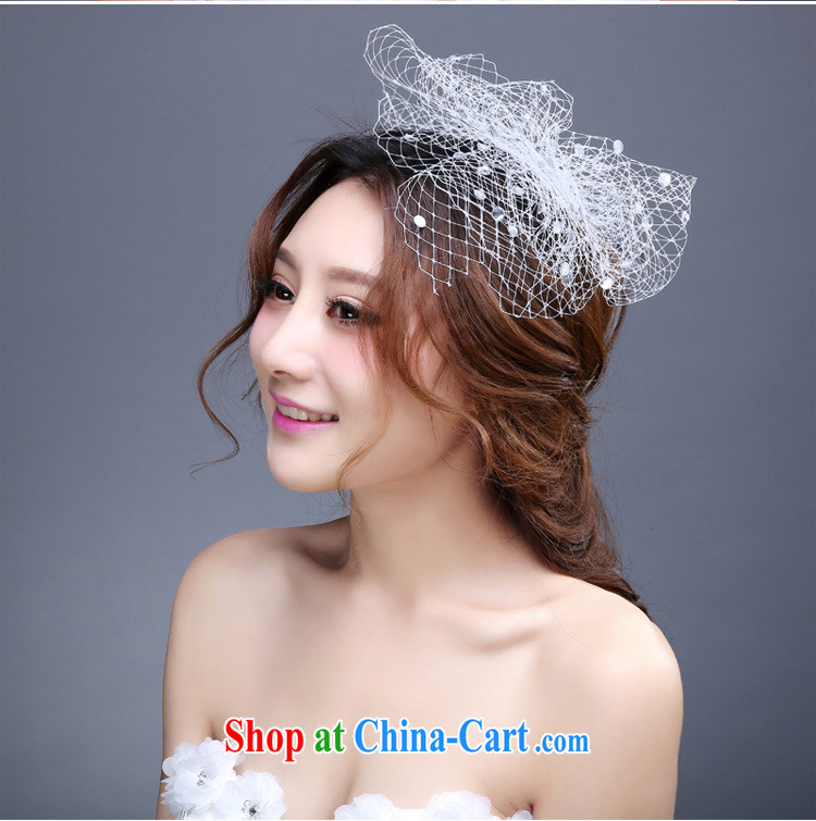 Tslyzm bridal wedding head-dress white floral dress with a yarn water drilling Old Shanghai style dance show photo photo bridesmaid head-dress white pictures, price, brand platters! Elections are good character, the national distribution, so why buy now enjoy more preferential! Health