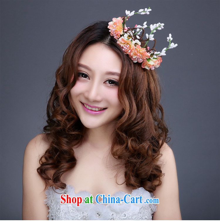 Tslyzm emulation flower garlands and ornaments dress Korean version 2015 new spring and summer bridal wedding bridesmaid accessories holiday show romantic Korean flower head-dress orange pictures, price, brand platters! Elections are good character, the national distribution, so why buy now enjoy more preferential! Health