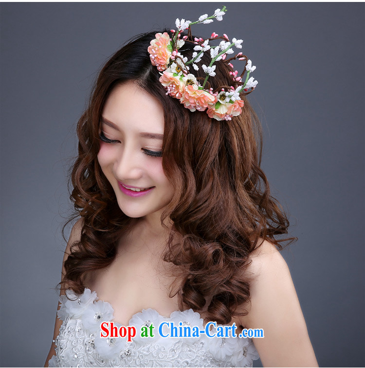 Tslyzm emulation flower garlands and ornaments dress Korean version 2015 new spring and summer bridal wedding bridesmaid accessories holiday show romantic Korean flower head-dress orange pictures, price, brand platters! Elections are good character, the national distribution, so why buy now enjoy more preferential! Health
