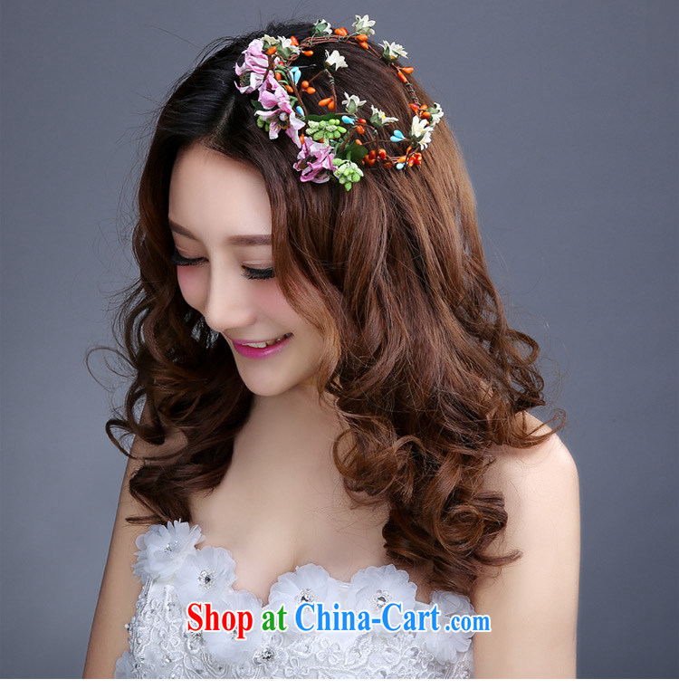 Tslyzm Korean bridal headdress color horn take the cards out bridesmaid accessories 2015 new spring and summer shadow floor Jewelry hand-woven garlands and ornaments color pictures, price, brand platters! Elections are good character, the national distribution, so why buy now enjoy more preferential! Health
