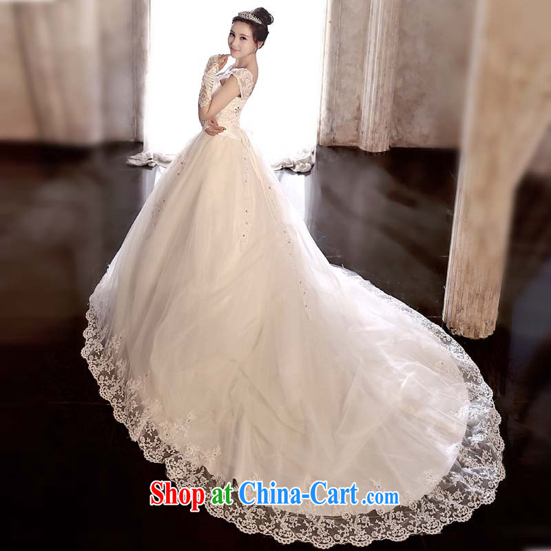 1000 Jubilee 2015 brides new paragraph 3 through the lace bridal wedding dresses video thin the Field shoulder tail stylish wedding H 920 tail, XL, 1000 Jubilee bride, shopping on the Internet