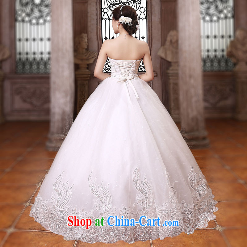 Jubilee 1000 bride 2015 spring and summer new Korean Beauty bridal wedding dresses Korean long-tail luxury on drilling water drilling wedding H 901 to align paragraph XXL, 1000 Jubilee bride, shopping on the Internet