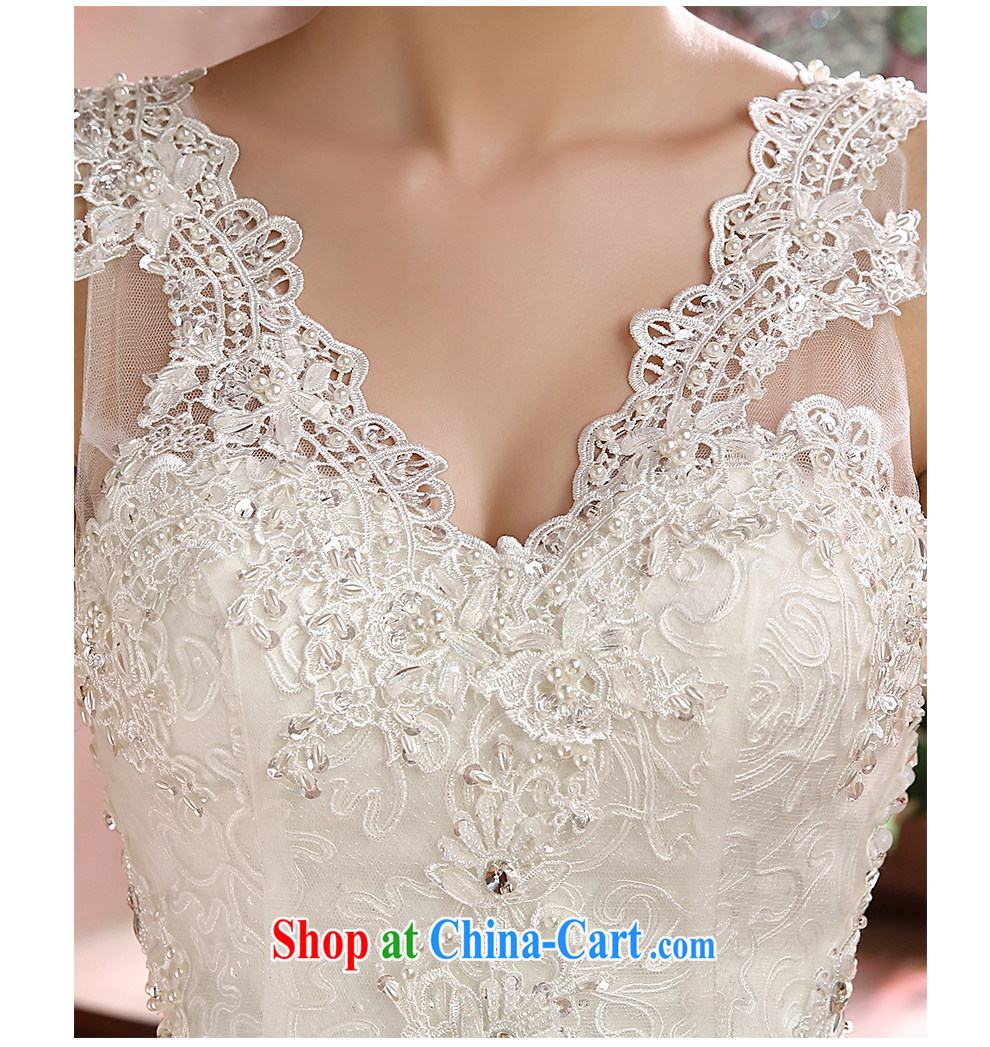 The beautiful yarn new shoulders V for packages, and wedding new fluoroscopy lace lace straps simplicity of fashionable marriages wedding dresses white customizable pictures, price, brand platters! Elections are good character, the national distribution, so why buy now enjoy more preferential! Health
