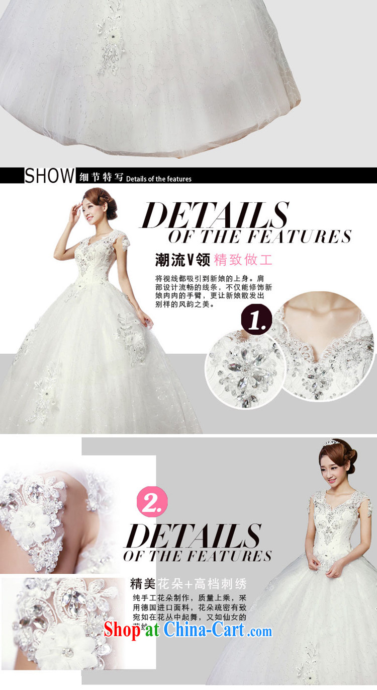 7 color 7 tone antique Korean version 2015 white new stylish lace, with light V collar women wedding dresses H 030 white tail tailor (final) pictures, price, brand platters! Elections are good character, the national distribution, so why buy now enjoy more preferential! Health