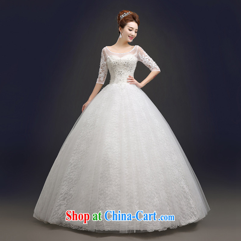 Kou Connie bridal wedding dresses 2015 new spring, the Field shoulder lace manually the Pearl antique cuff in larger video thin with beauty, Lady, Korean white white tailored final 7 days, Kou (JIAONI), online shopping