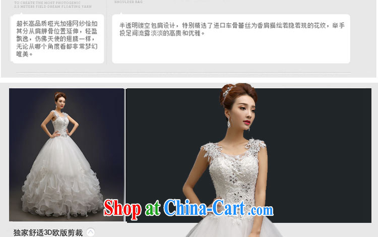 Double-shoulder wedding dresses shaggy dress Spring Summer new 2015 luxury lace with graphics thin strap luxury big V collar double-shoulder strap with simple conventions, wedding white tailored final 7 day pictures, price, brand platters! Elections are good character, the national distribution, so why buy now enjoy more preferential! Health
