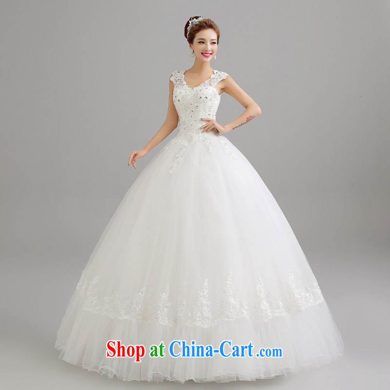 wedding dresses new 2015 summer bride Korean-style sexy shoulders with wedding dresses are still Korean version double-shoulder beauty and align the code white marriages wedding white tailor-made final 7 days, Kou (JIAONI), and, on-line shopping