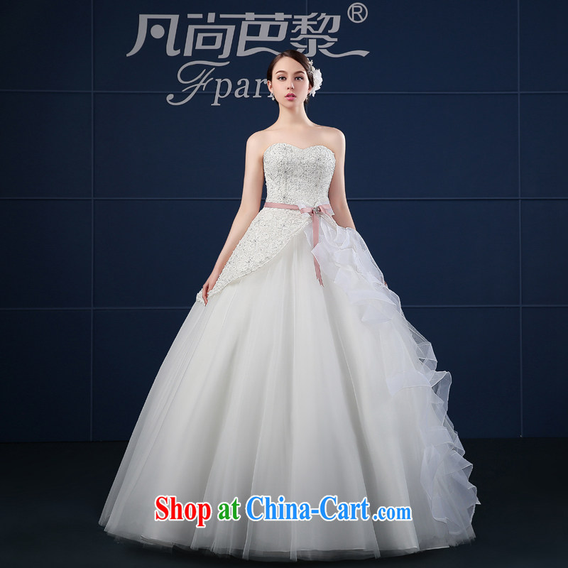 Where is Hip Hop Lai wedding dresses 2015 new spring and summer Korean version the code beauty wiped his chest, bride, wedding summer white XXL