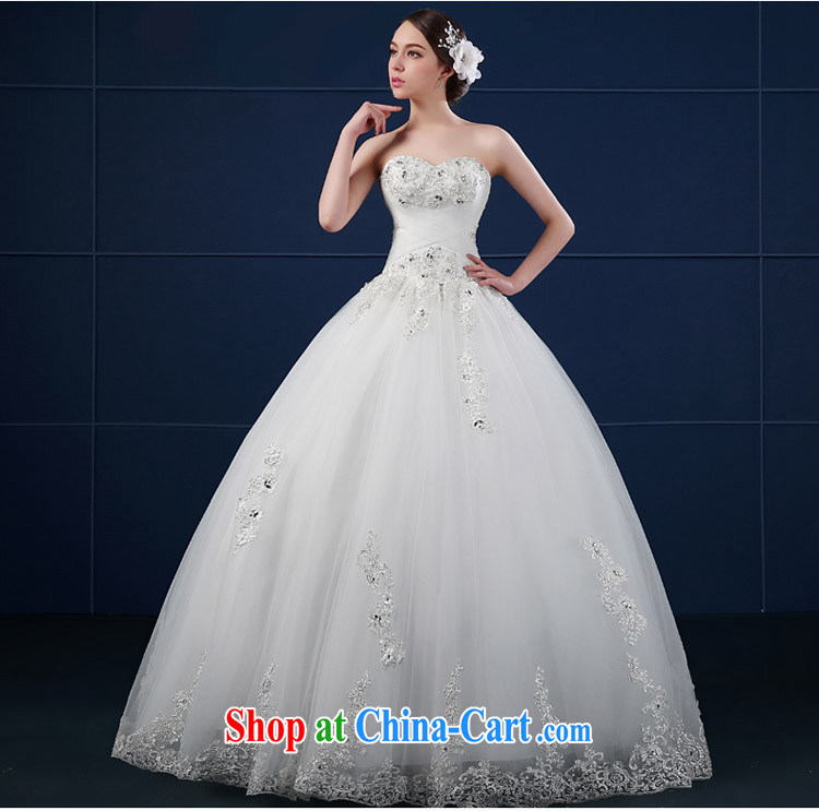wedding dresses 2015 new spring, wiped off his chest, wedding Korean version the code custom beauty bridal wedding summer trailing white XXL pictures, price, brand platters! Elections are good character, the national distribution, so why buy now enjoy more preferential! Health